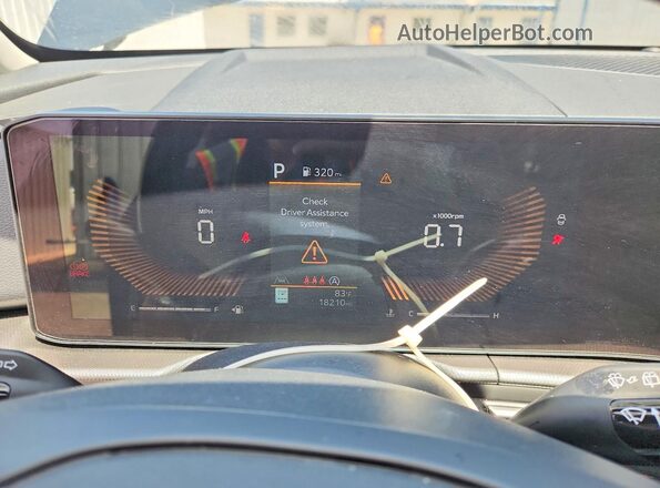 5XYK23DF3TG381196 2026 KIA SPORTAGE Black ხელსაწყოთა პანელის ხედი