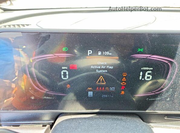5XYK33AF0PG117974 2023 KIA SPORTAGE Серый Вид щитка приборов