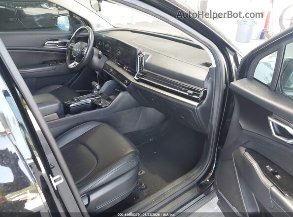 5XYK33AF3PG059293 2023 KIA SPORTAGE Black Widok wnętrza z przodu