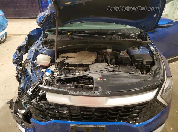 5XYK33AF5PG047050 2023 KIA SPORTAGE Blue Widok komory silnika