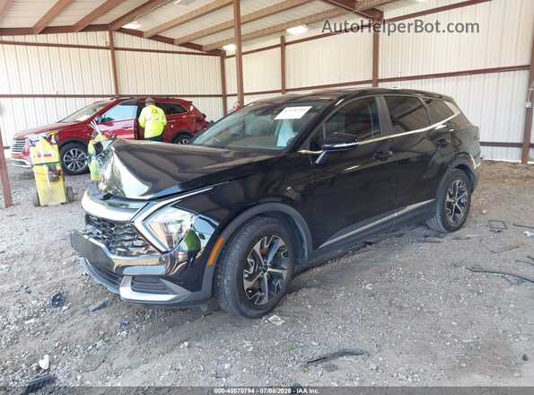 5XYK33AF5PG085877 2023 KIA SPORTAGE Black Առջևի ձախ երեք քառորդ տեսարան