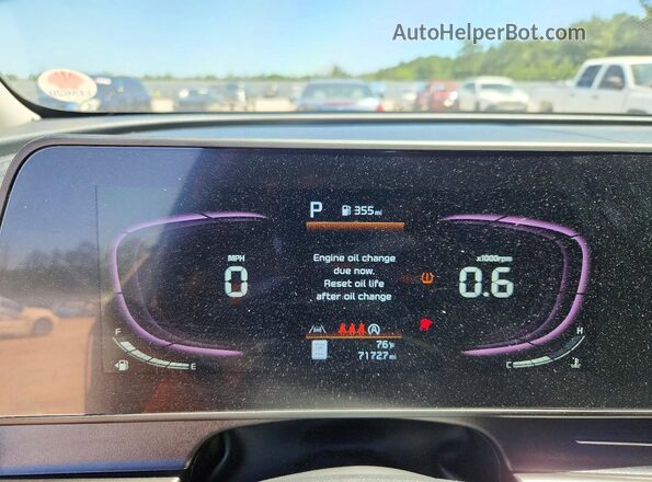 5XYK33AF6PG125772 2023 KIA SPORTAGE White Instrument cluster view