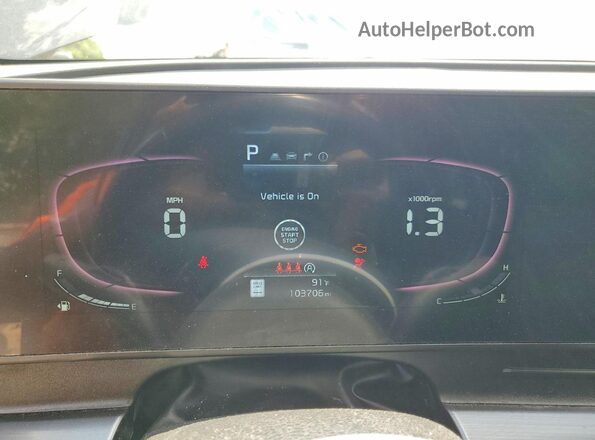 5XYK33AF7PG028774 2023 KIA SPORTAGE Gray Instrument cluster view
