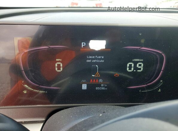 5XYK33AF7PG106874 2023 KIA SPORTAGE Gray Vista del cuadro de instrumentos