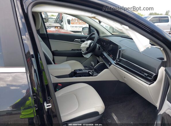 5XYK33AF8PG001096 2023 KIA SPORTAGE Black Вид салону спереду