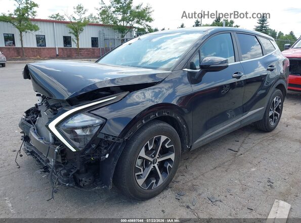 5XYK33AF8PG001096 2023 KIA SPORTAGE Black Передня ліва чверть