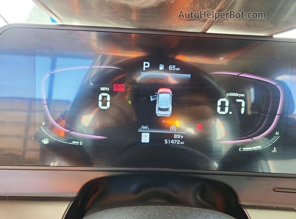 5XYK33AF8PG069172 2023 KIA SPORTAGE Black Instrument cluster view