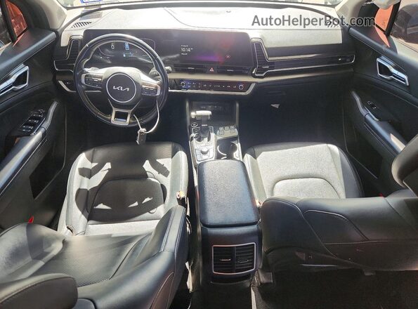 5XYK33AF8PG069172 2023 KIA SPORTAGE Black Dashboard view