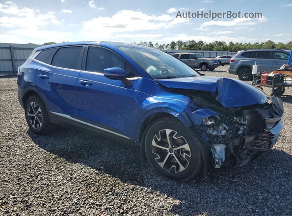 5XYK33AFXPG034312 2023 KIA SPORTAGE Blue Передня права чверть