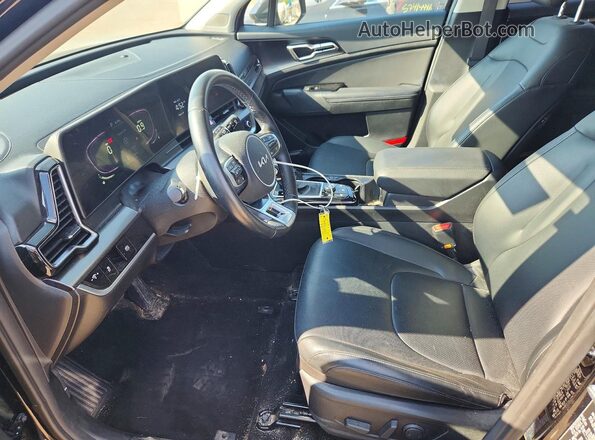 5XYK33AFXPG118548 2023 KIA SPORTAGE Black Вид салону спереду