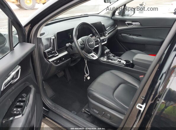 5XYK33DF0RG190244 2024 KIA SPORTAGE Black Front interior view