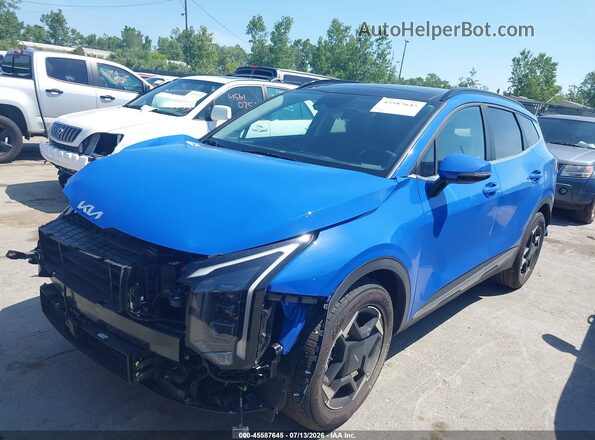 5XYK33DF0TG380195 2026 KIA SPORTAGE Blue Առջևի ձախ երեք քառորդ տեսարան