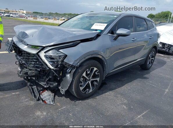 5XYK33DF1SG266446 2025 KIA SPORTAGE Gray Передня ліва чверть