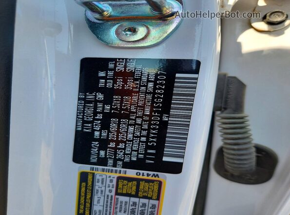 5XYK33DF1SG282307 2025 KIA SPORTAGE White Շարժիչի բաժամունքի տեսք