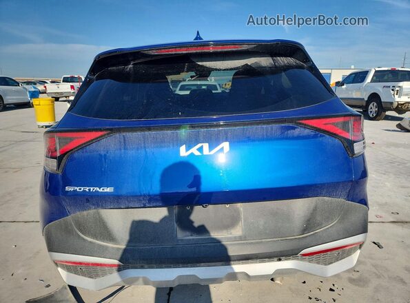 5XYK33DF2SG308316 2025 KIA SPORTAGE Синий Вид сзади