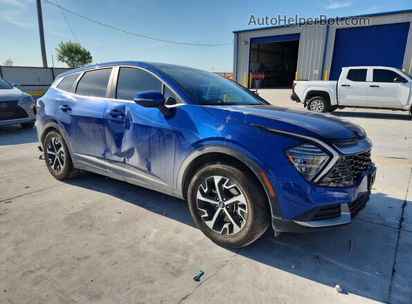 5XYK33DF2SG308316 2025 KIA SPORTAGE Синий Передняя правая четверть