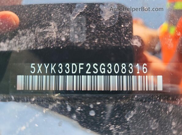 5XYK33DF2SG308316 2025 KIA SPORTAGE Синий Панорамный вид салона 360°