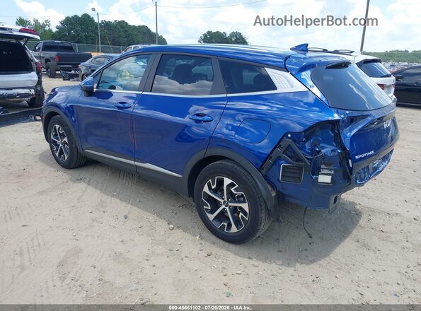 5XYK33DF3RG142608 2024 KIA SPORTAGE Blue Rear left