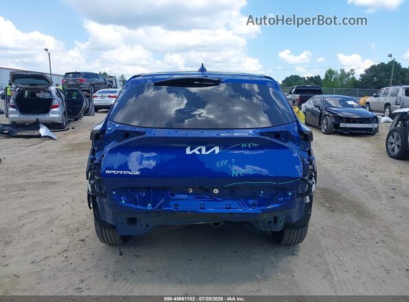 5XYK33DF3RG142608 2024 KIA SPORTAGE Blue Front view