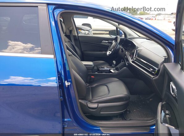 5XYK33DF3RG142608 2024 KIA SPORTAGE Blue Front interior view
