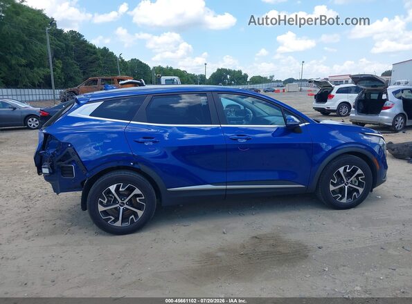 5XYK33DF3RG142608 2024 KIA SPORTAGE Blue 360 interior view