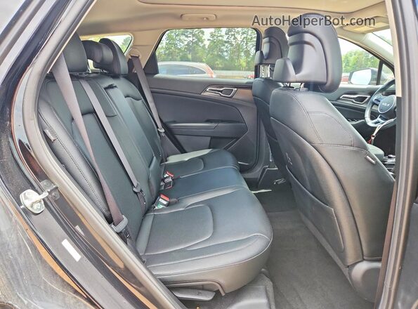 5XYK33DF3SG239653 2025 KIA SPORTAGE Black Rear seats view