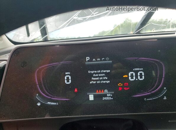 5XYK33DF3SG258235 2025 KIA SPORTAGE Черный Вид щитка приборов