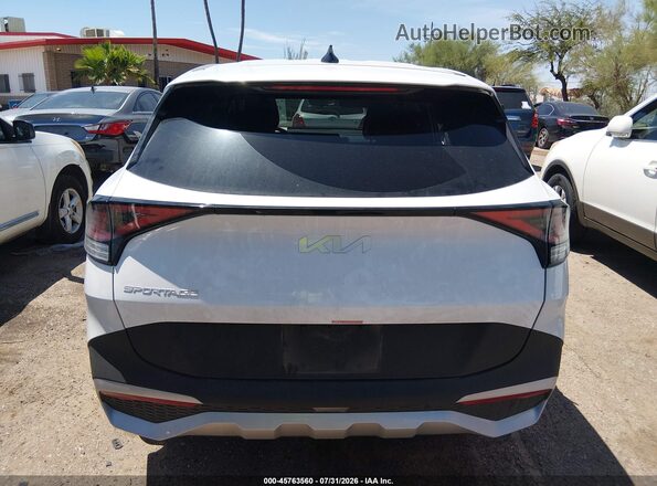 5XYK33DF3SG266786 2025 KIA SPORTAGE White 