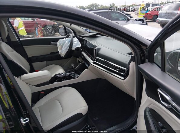 5XYK33DF4RG196371 2024 KIA SPORTAGE Black Front interior view