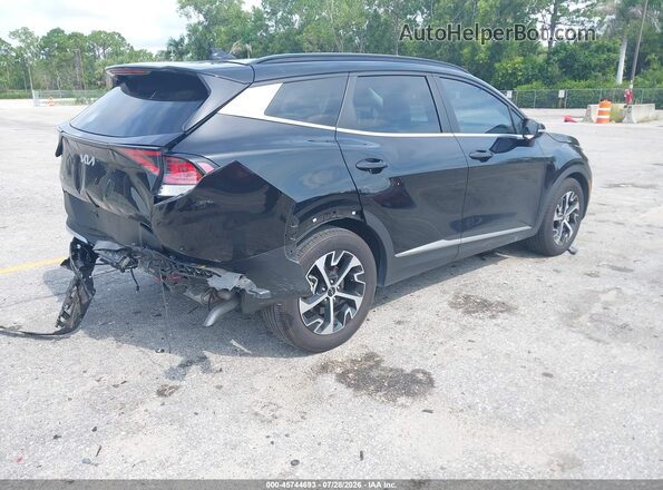 5XYK33DF4SG263251 2025 KIA SPORTAGE Black Задня права чверть