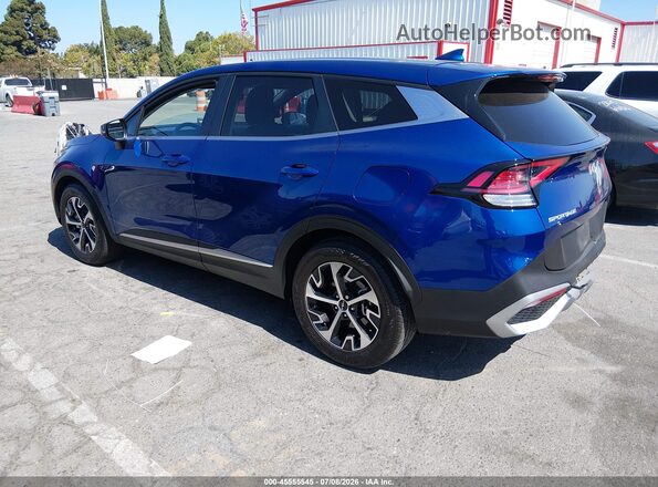 5XYK33DF4SG314571 2025 KIA SPORTAGE SX Синий Задняя левая четверть