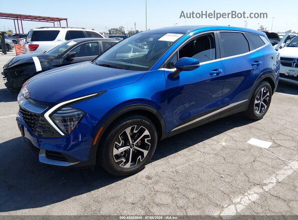 5XYK33DF4SG314571 2025 KIA SPORTAGE SX Синий Передняя левая четверть