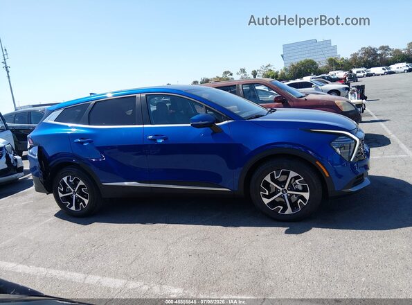 5XYK33DF4SG314571 2025 KIA SPORTAGE SX Синий Вид задней части салона