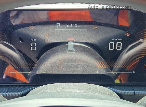 5XYK33DF4TG354893 2026 KIA SPORTAGE Blue ხელსაწყოთა პანელის ხედი