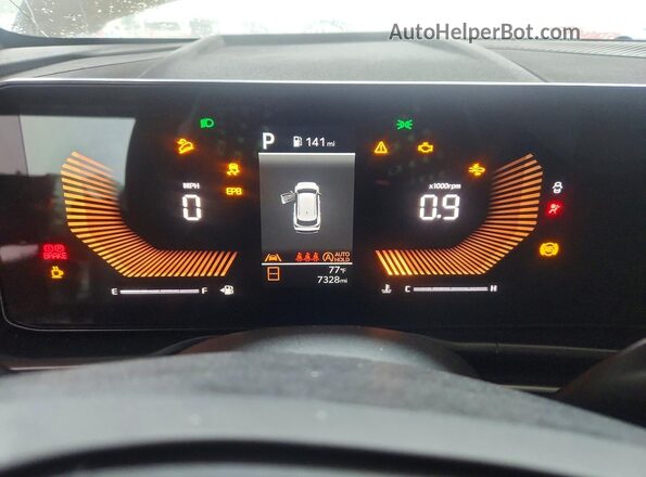 5XYK33DF6TG344074 2026 KIA SPORTAGE White Instrument cluster view
