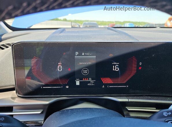 5XYK33DF6TG384249 2026 KIA SPORTAGE Blue Instrument cluster view