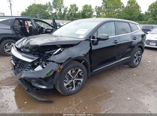 5XYK33DF7RG147603 2024 KIA SPORTAGE Black Vista tres cuartos delantera izquierda