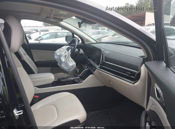 5XYK33DF8SG238420 2025 KIA SPORTAGE Black წინა სალონის ხედი