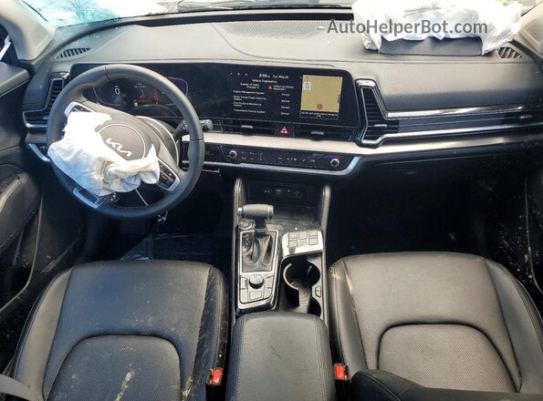 5XYK33DF9SG248017 2025 KIA SPORTAGE Black Առջևի վահանակի տեսք