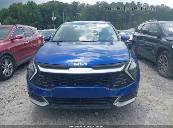 5XYK33DFXRG173953 2024 KIA SPORTAGE Blue Instrument cluster view