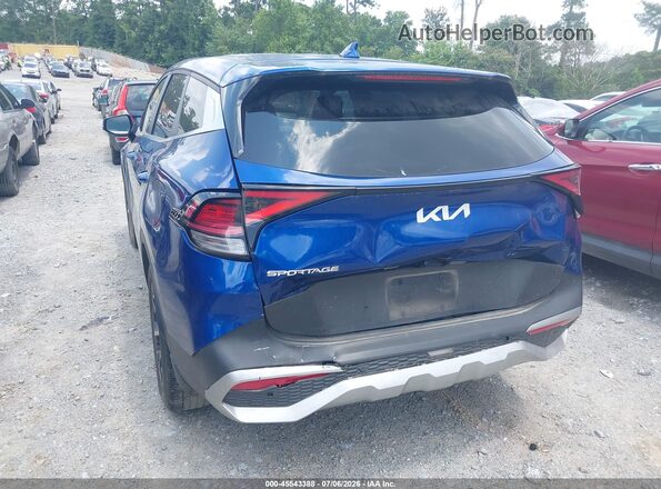 5XYK33DFXRG173953 2024 KIA SPORTAGE Blue Rear left