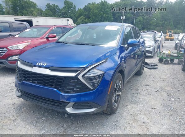 5XYK33DFXRG173953 2024 KIA SPORTAGE Blue Front left