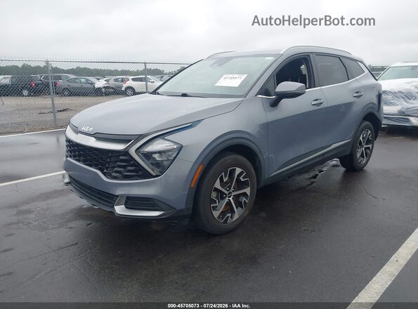 5XYK3CAF8PG004399 2023 KIA SPORTAGE Light Blue წინა მარცხენა ხედი სამი მეოთხედიდან