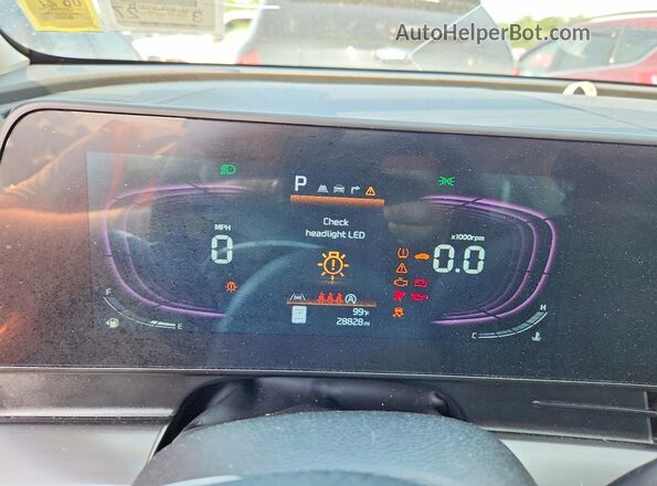 5XYK3CDF9RG213598 2024 KIA SPORTAGE Black ხელსაწყოთა პანელის ხედი