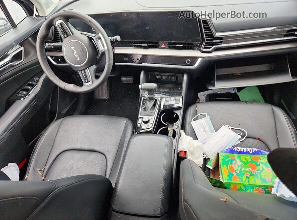 5XYK3CDF9RG213598 2024 KIA SPORTAGE Black წინა პანელის ხედი