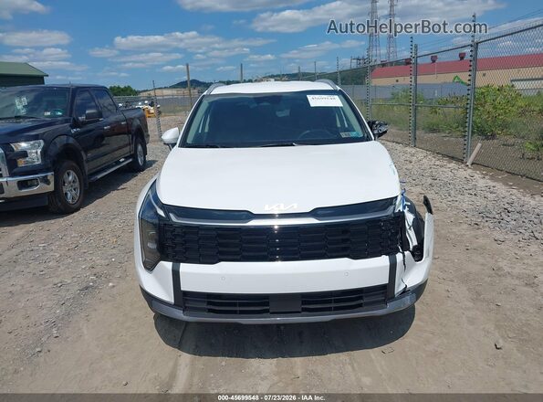 5XYK3CDF9TG385931 2026 KIA SPORTAGE White Instrument cluster view