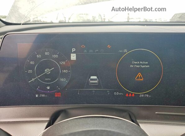 5XYK43AF0PG102775 2023 KIA SPORTAGE Gray Vista del cuadro de instrumentos