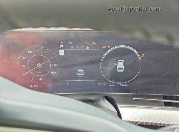 5XYK43DF0RG206410 2024 KIA SPORTAGE Gray Widok zestawu wskaźników