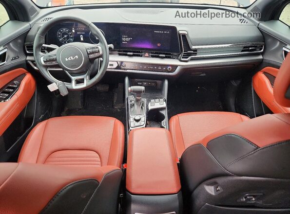 5XYK43DF1SG295250 2025 KIA SPORTAGE Black Dashboard view
