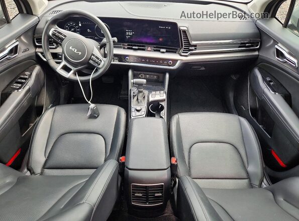 5XYK43DF4RG209942 2024 KIA SPORTAGE Gray Dashboard view